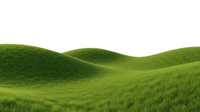Rolling green hills, grassy landscape (1)
