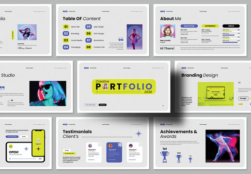 Minimal Portfolio Presentation Template