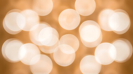 Glowing warm tones of holiday bokeh captured on DSLR, 35mm lens, blurred sparkling effect with rich soft highlights