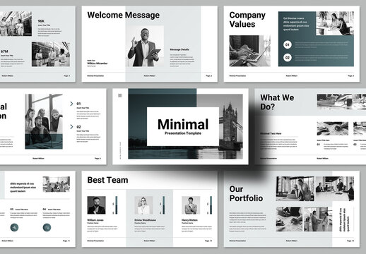 Minimalist Presentation Template