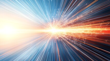 Holiday sky glowing with colorful spark trails photographed on DSLR, 50mm lens, shallow depth of field on radiant bursts