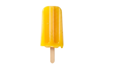 Orange popsicle on a stick,?isolated