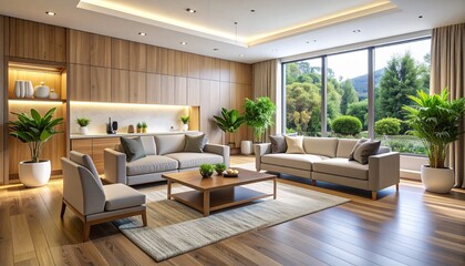 Fototapeta premium modern living room with sofa