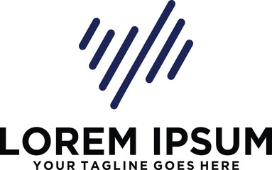 Wealth management letter W logo