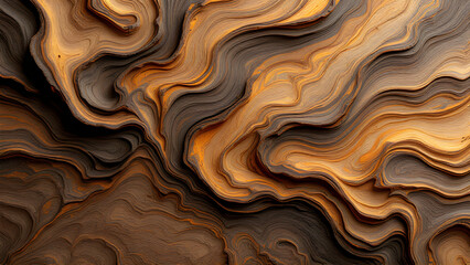 Dark Wood Grain Swirls
