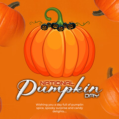 Naklejka premium halloween pumpkin day