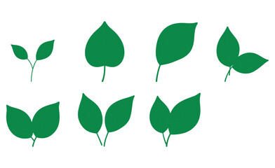 WebExplore vibrant green leaf icons for nature-inspired designs, perfect for eco-friendly branding and sustainable living promotions, adding a touch of organic elegance to your creative projects