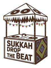 - Sukkah DJ booth with lights, drop the beat fusion