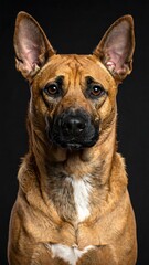Close-up portrait of a dog (1)