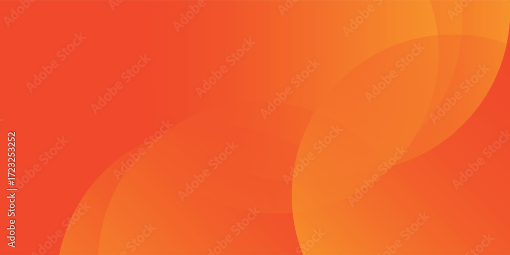 Fototapete abstract minimal background with orange color. dynamic shapes. vector eps10