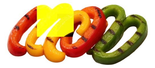 Two poached eggs on a plate, accompanied by roasted asparagus spears.