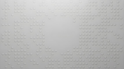 Braille-inspired dot field with randomized non-linguistic clusters