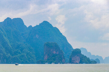 James Bond Island Khao Phing Kan in Phang Nga Thailand.