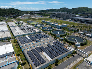 solar on rooftop of factory