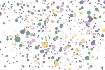 Light multicolor background, colorful vector texture with circles. Splash effect banner. Glitter silver dot abstract illustration with blurred drops of rain. Pattern for web page, banner,poster, card.