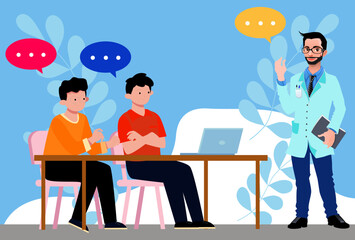 Expert Advice Concept Illustration Vector Style