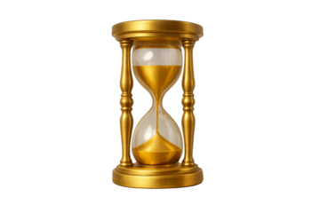 Golden Hourglass: Captures the essence of time and anticipation, the golden sands cascading gracefully within a timeless symbol of passing moments and measurement.