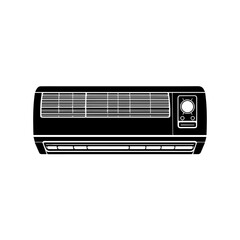 Air Conditioner Vector Illustration – Modern Cooling and Energy Efficient Appliance