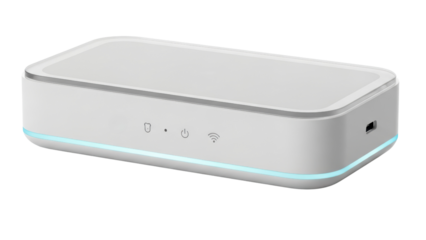 White Wireless WiFi Router

