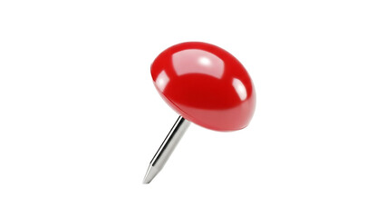 Close-up of a red push pin