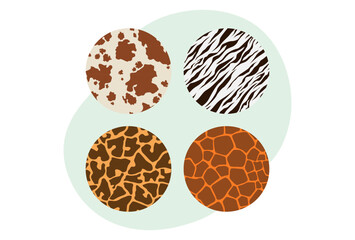 Animal Skin Concept Illustration Vector Style