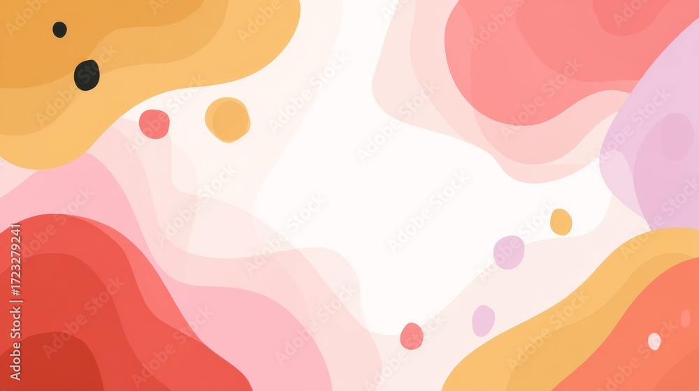 Poster abstract background with colorful shapes, a vibrant and dynamic design for modern projects.