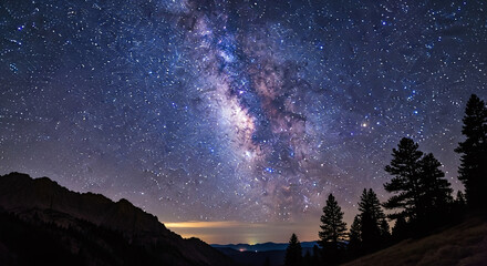 Fototapeta premium sunrise over the mountains