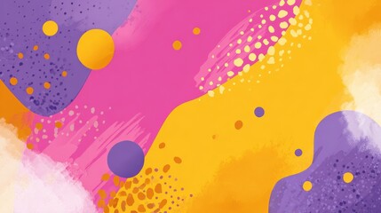 Vivid colors abstract painting, a kaleidoscope of textures and hues in contemporary art.