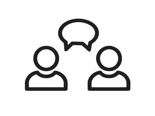 Minimalistic vector art of social media interaction