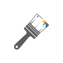 brush isolated on white background