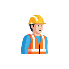 construction worker with helmet