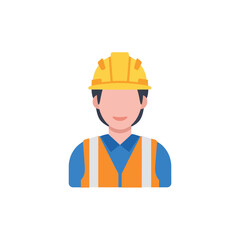 construction worker with helmet