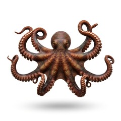 octopus isolated on white