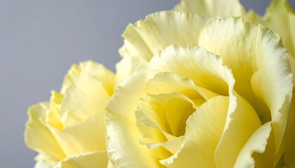 Close-up of delicate yellow flowers