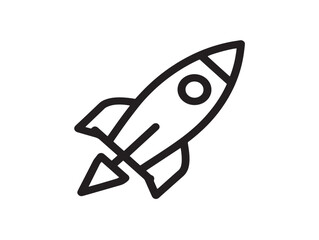 Sleek modern space design icon in line vector