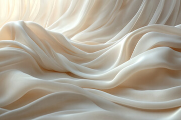 Fototapeta premium Minimalistic Smooth Fabric Surface Ideal for Cosmetics