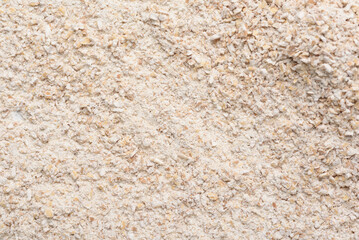 Whole wheat flour texture, prepared for making homemade sourdough bread