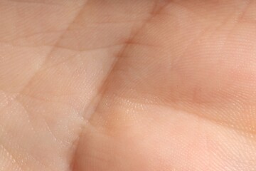 Human skin, closeup view. Detailed texture of surface