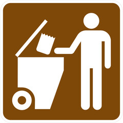 Trash Dumpster, Current Edition of the Manual on Uniform Traffic Control Devices for Streets and Highways.