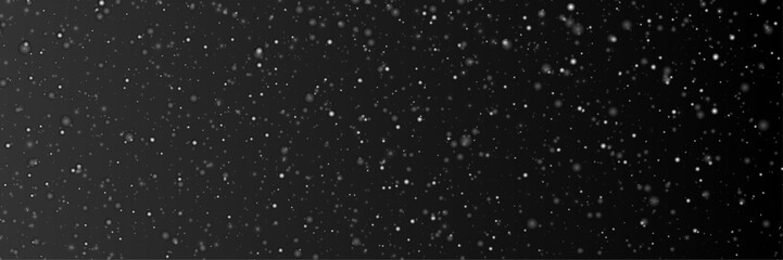  Vector white snowflakes flying in the air. snow background.