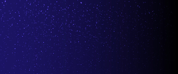 Vector snow. Realistic snow overlay blue background.