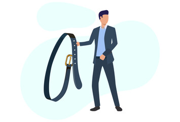 Belt Concept Illustration Vector Style