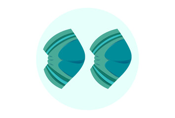Elbow Pads Concept Illustration Vector Style