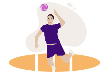 Player Concept Illustration Vector Style