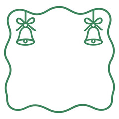 Green Christmas Frame EPS