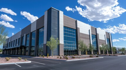 Modern commercial building