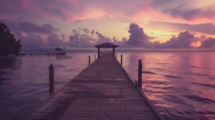 Fototapeta premium Sunrise & Sunset Landscapes: Orange Skies, Sea Reflections & Beach/Ocean Water Views