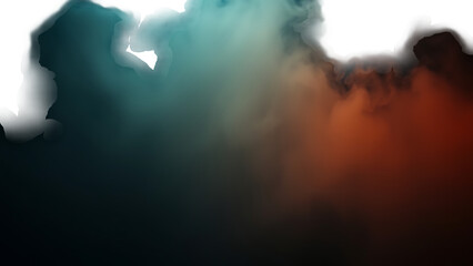 Floating dark spooky fog for halloween background realistic smoke fog in