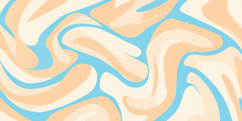 Modern Abstract Blue and White Geometric Background with 3D Overlapping Shapes and Minimal Design