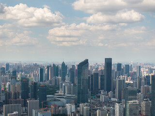 Obraz premium Wuhan city landmark skyline scenery